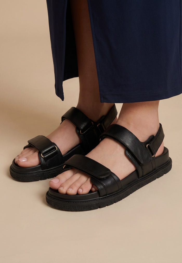 Leather Platform Sandals Maymara