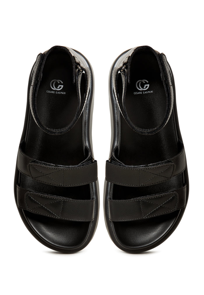 Leather Platform Sandals