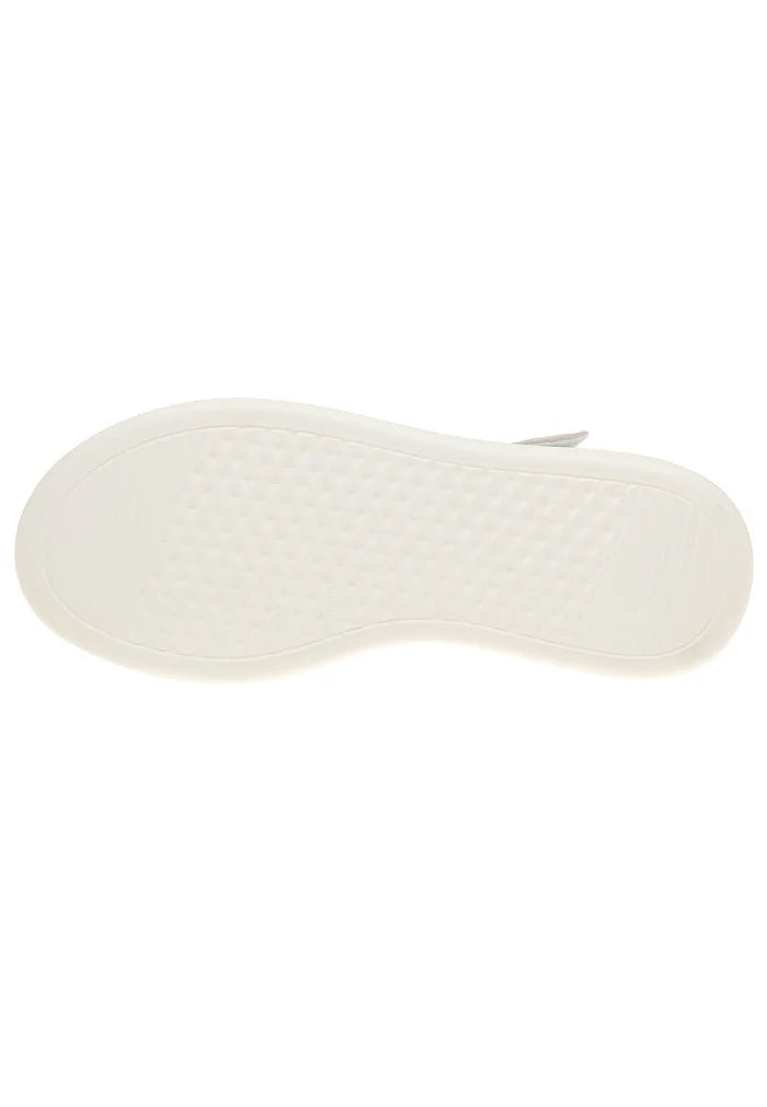 A pair of stylish leather platform sandals with a high heel and platform sole design, perfect for elevating any outfit.
