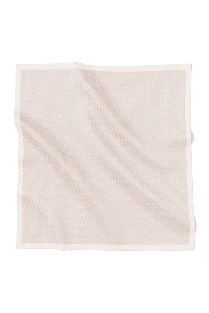 Leena Monogram Square - Coconut Cream