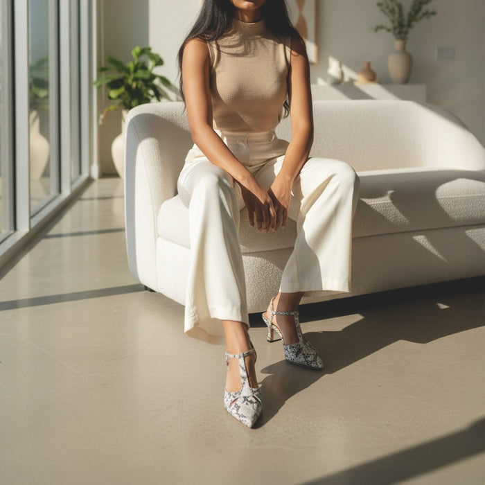 LEGAL - cut out slingback pumps