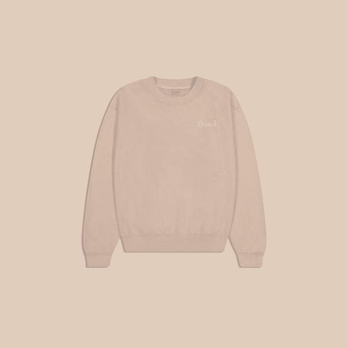 Leisure Crew - Beige - Cotton - Brunch - CR01COBEMS - Apparel