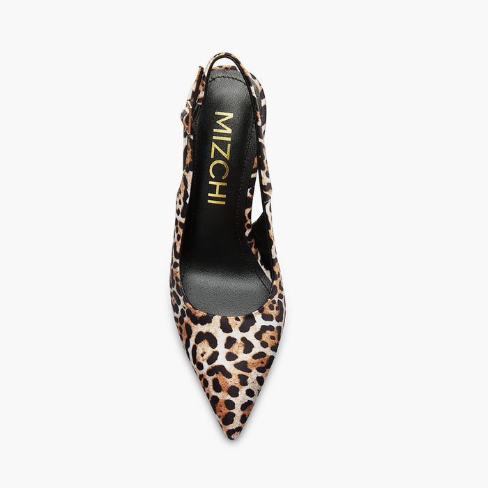 Lena 90 Leopard - Slingback Pumps