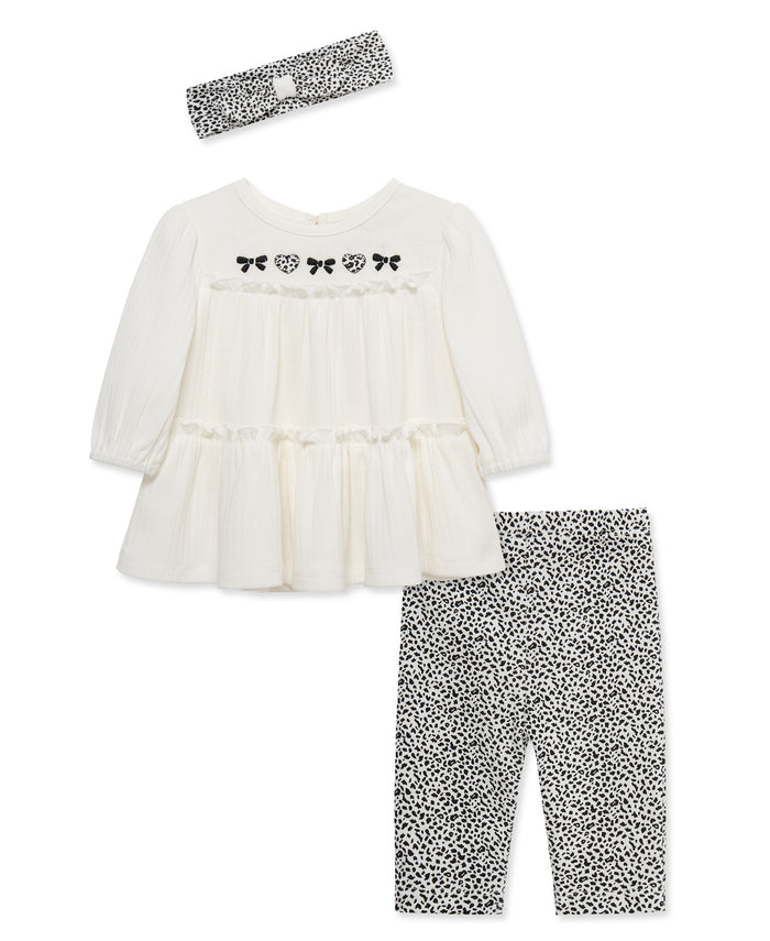 Leopard Tunic & Legging Set (3M-12M) - Little Me