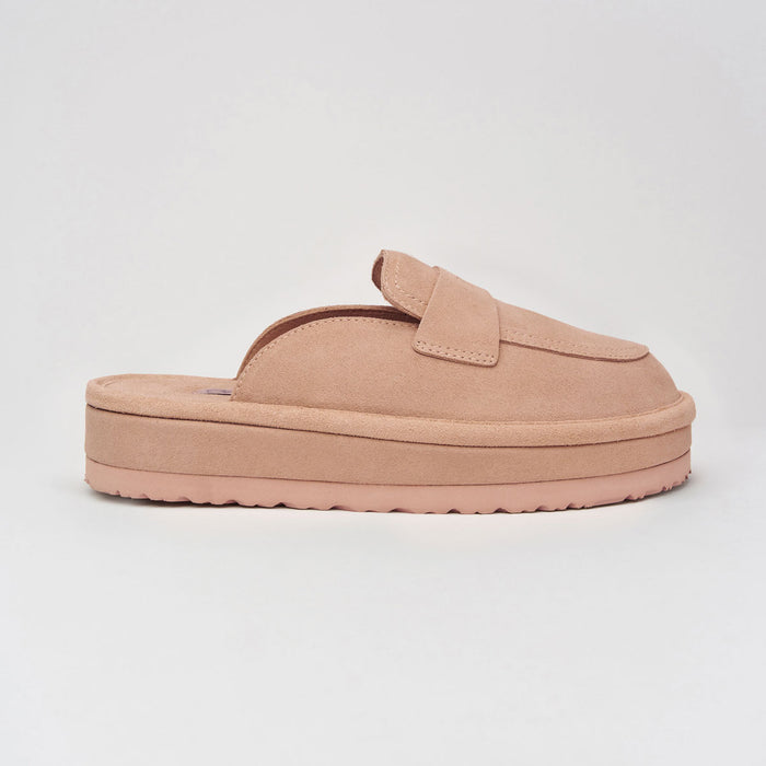 Brunch Loafer XXL in Dusty Rose suede, product view 3