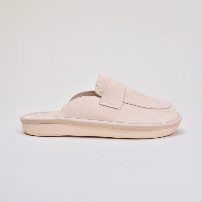 Brunch Loafer Yankees in Cream suede, product view 3