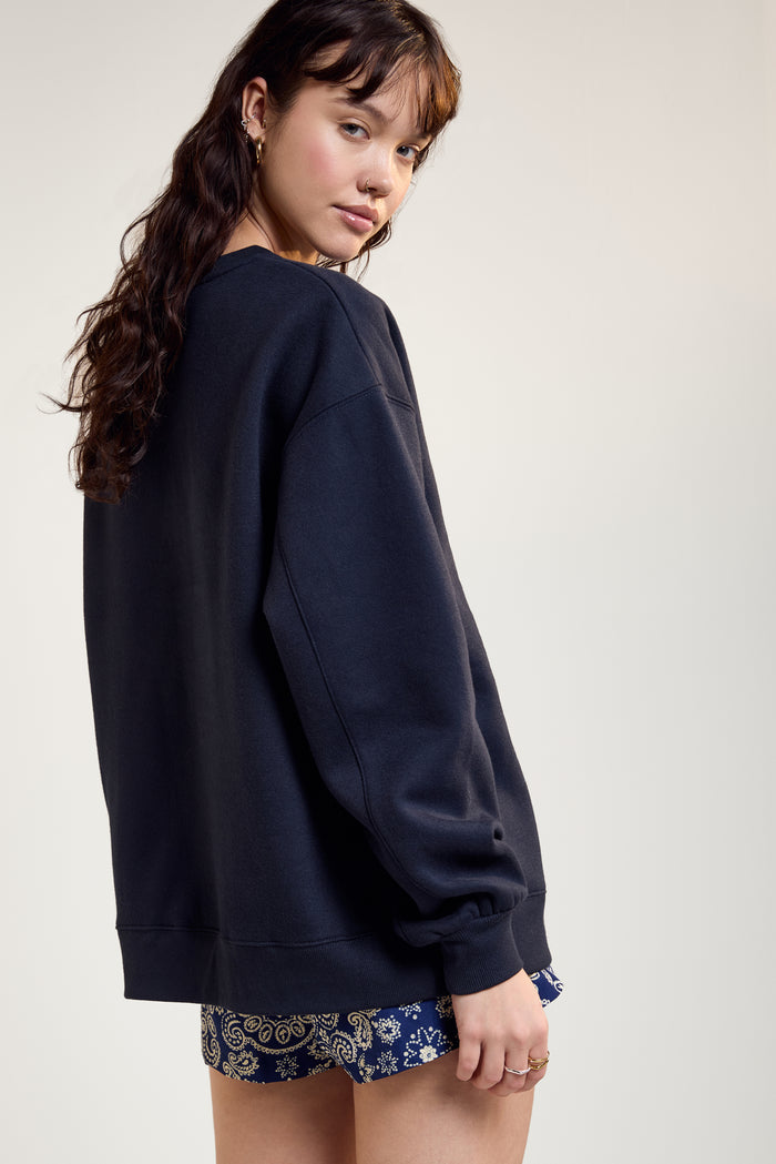 Loose Fleece Sweater - 9140