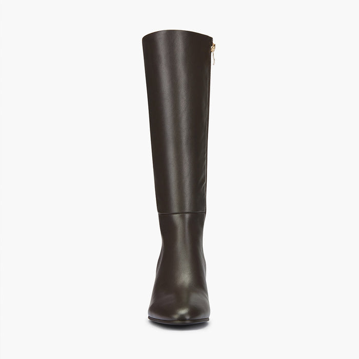 Lucca 50 Brown - Leather Knee Boots