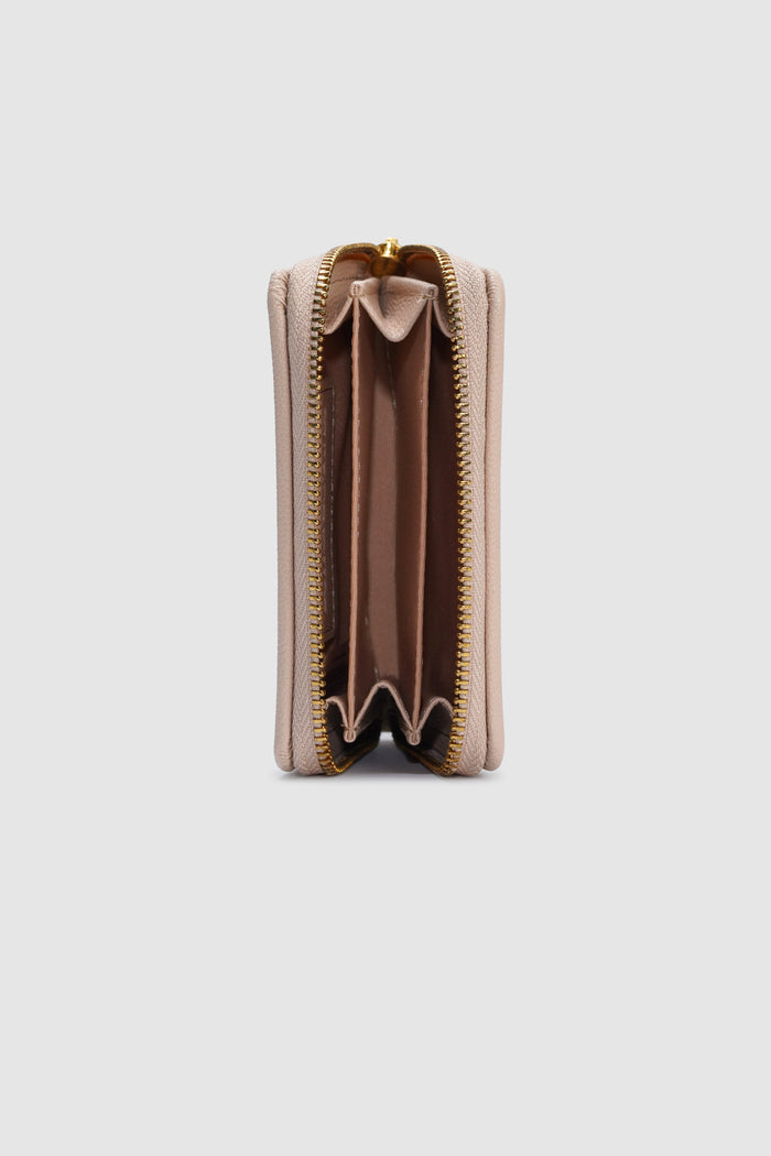 Luna Small Wallet - Nude