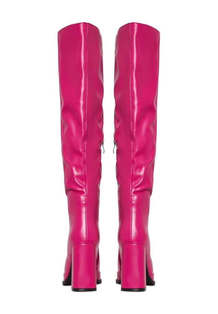 Block Heel Over the knee Boots - Cesare Gaspari - Boots