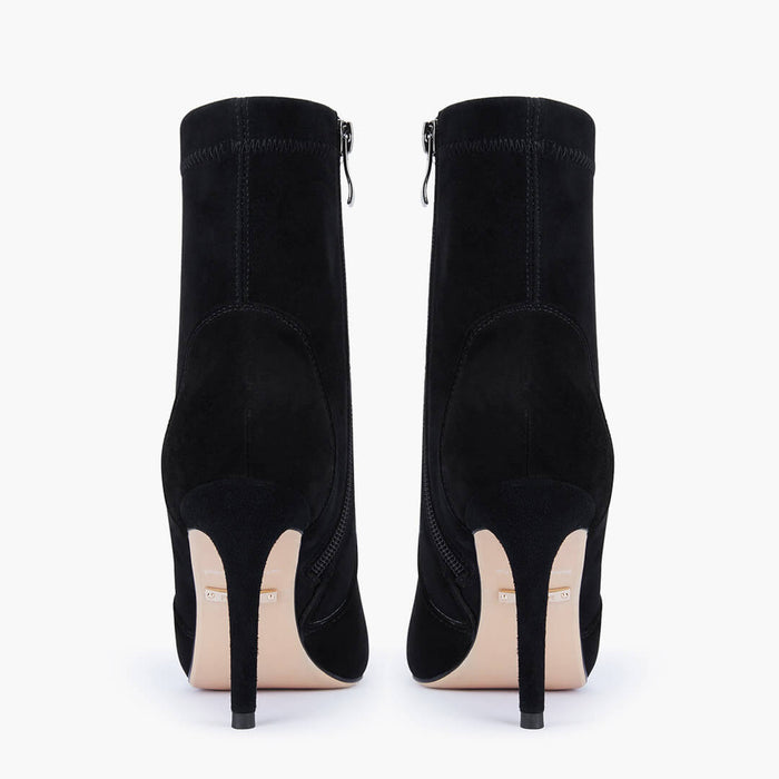 MACON - stretch suede ankle boots