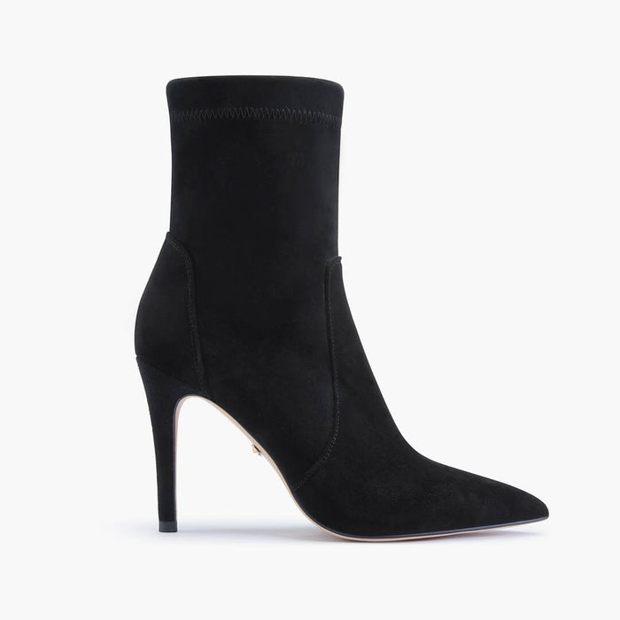 MACON - stretch suede ankle boots