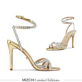 MADDY GOLD  - diamond decor heels