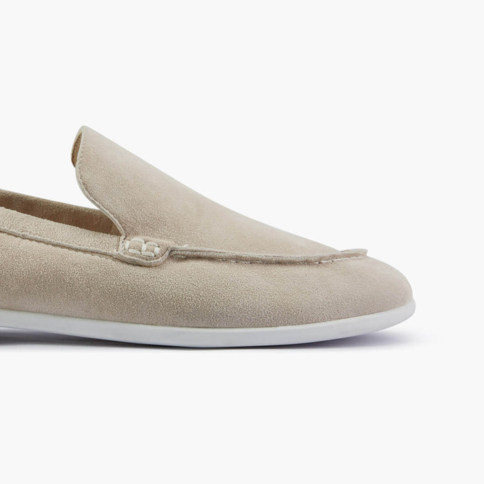 MANON - beige suede loafers