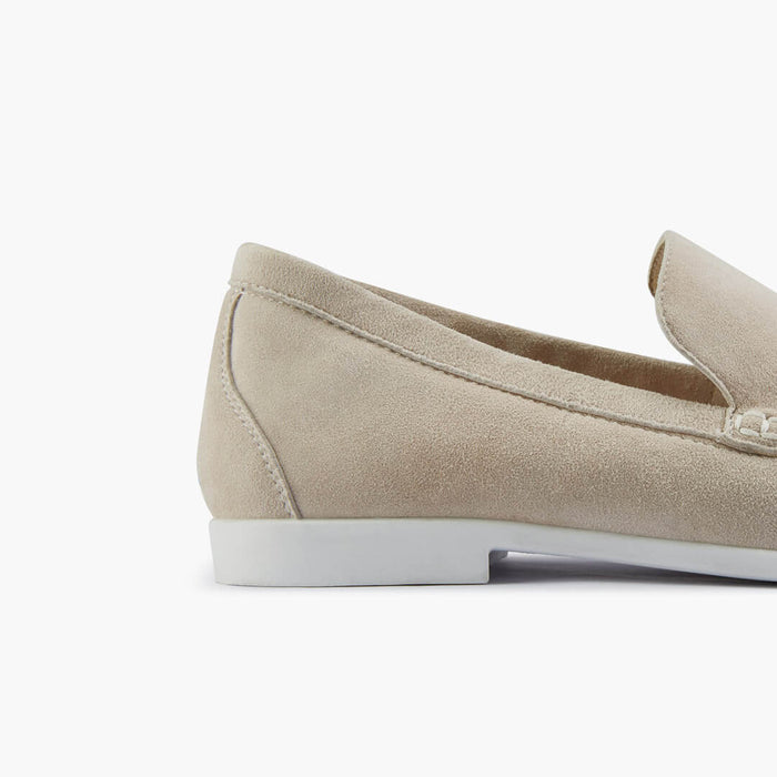 MANON - beige suede loafers