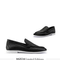 MANON - black leather loafers