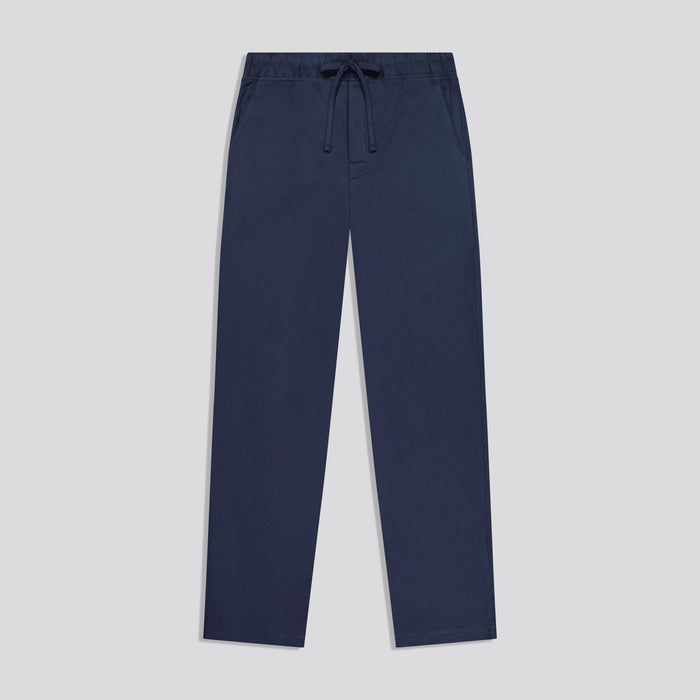 Brunch Men's PJ Set in Navy pima cotton, product view 3