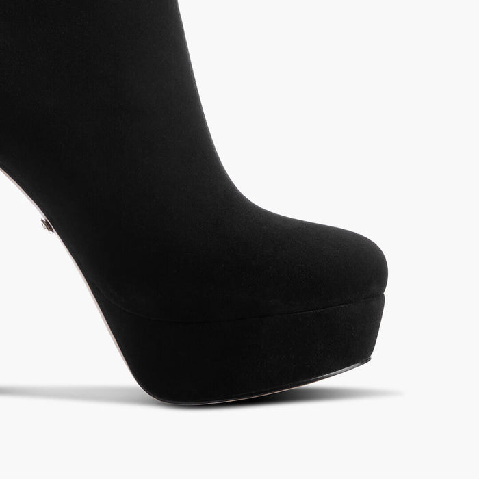 MONET - high platform ankle boots (black leather custom fee + £40)