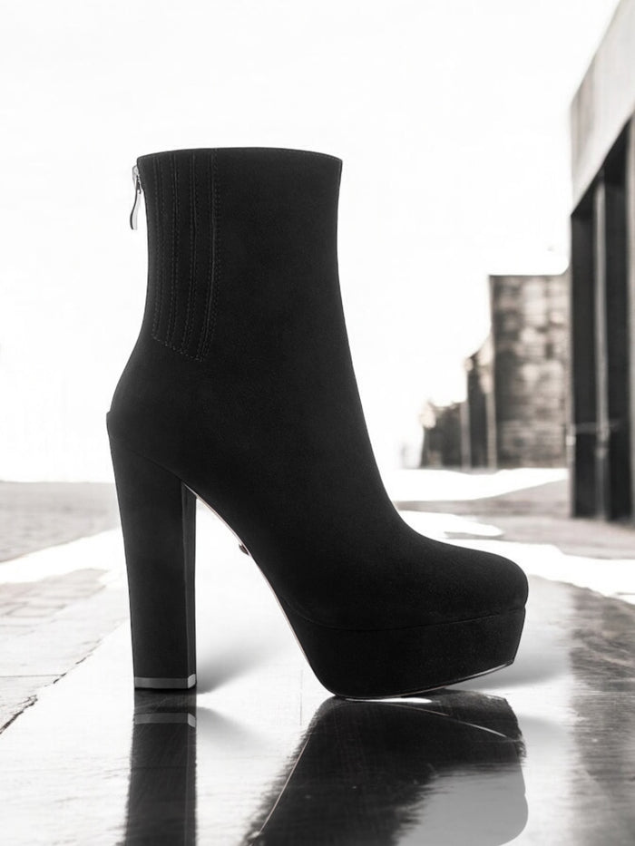 MONET - high platform ankle boots