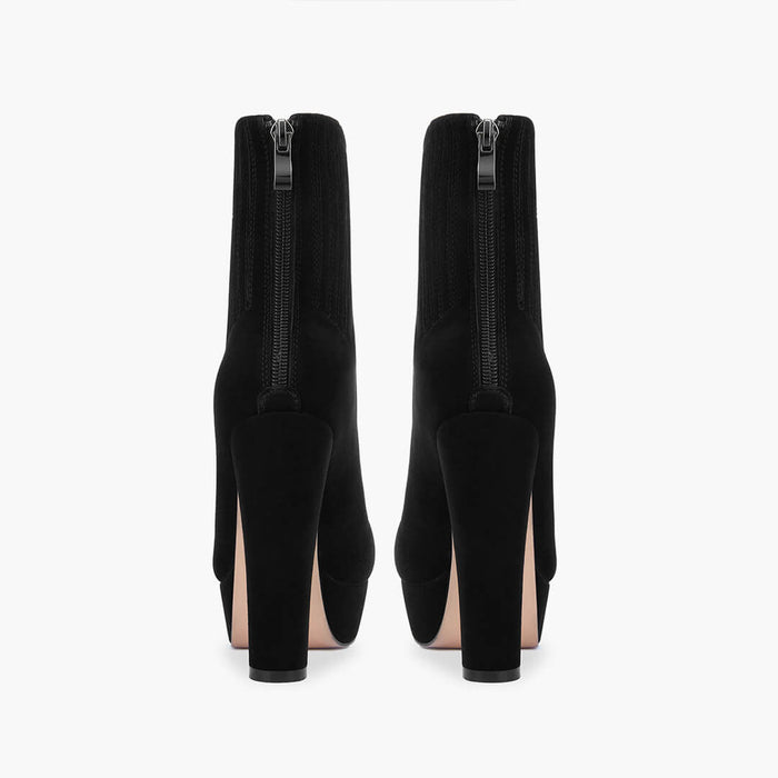 MONET - high platform ankle boots