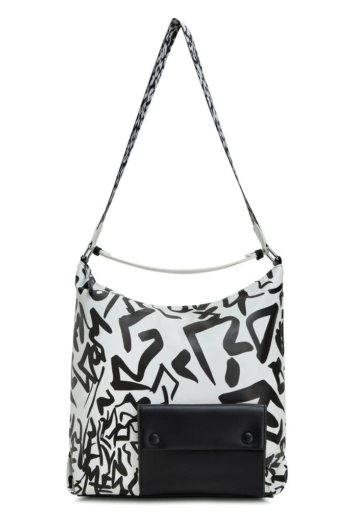 A stylish monochrome handbag perfect for any outfit - buy your own monochrome handbag today!