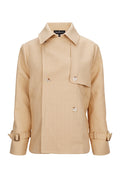 Monogram Luna Coat - Tan
