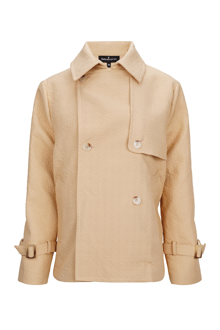 Monogram Luna Coat - Tan