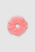monogram mesh scrunchie in sea fan by buttonscarves