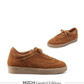 Morena - Brown Leather Sneakers