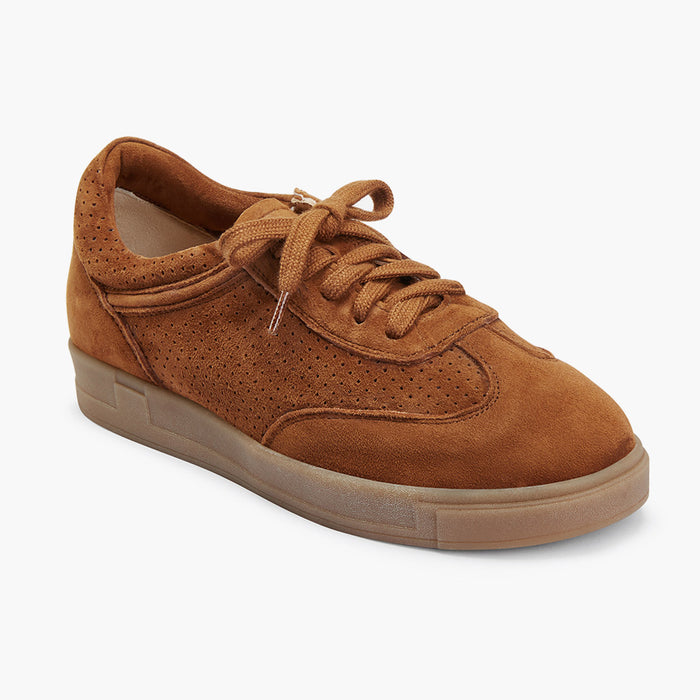 Morena - Brown Leather Sneakers