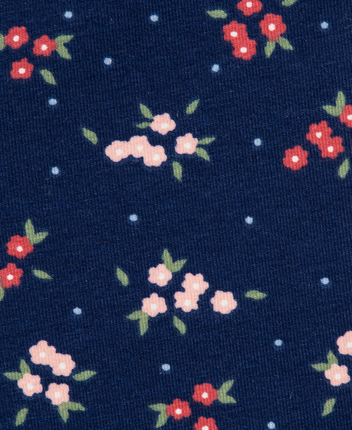 Navy Floral 2-Piece Sweatshirt Set (12M-24M) - Little Me