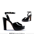 NOMES 11 - black patent platform