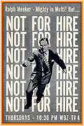 NOT FOR HIRE - RALPH MEEKER - (NOT RECORDED OFF TV) - DVD