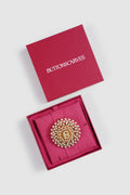 noura brooch in gold by buttonscarves