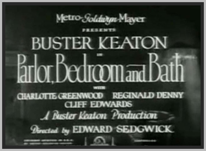 PARLOR, BEDROOM, BATH - 1931 - BUSTER KEATON - RARE DVD