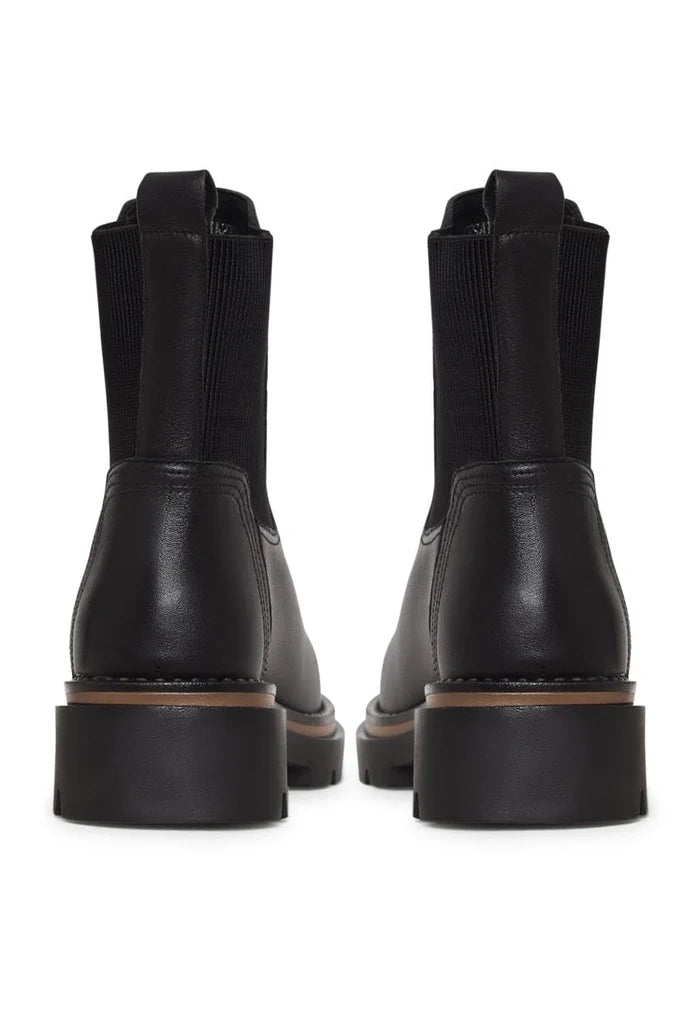 Platform Classic Ankle Boots - Black