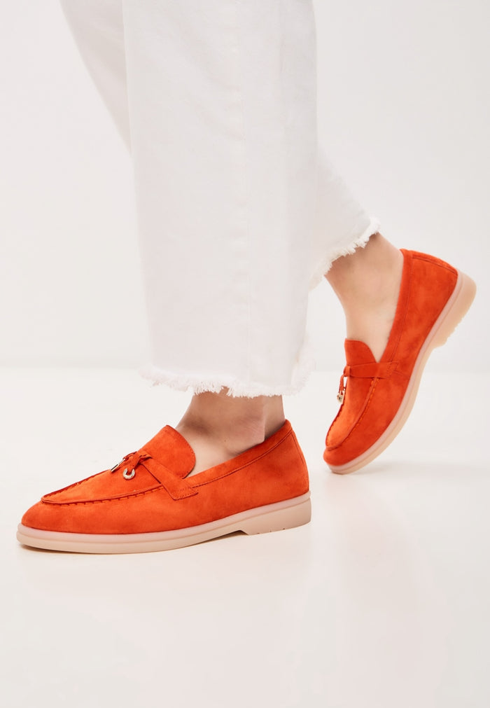Platform Moccasins Aurelia - Orange