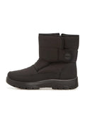 A pair of stylish platform women's winter boots, designed to keep your feet warm and cozy in cold weather.
