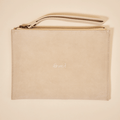 Pouch - Beige - Suede - Brunch - LE01BE01OOS - Accessories