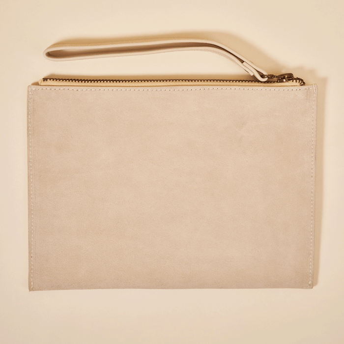 Pouch - Beige - Suede - Brunch - LE01BE01OOS - Accessories