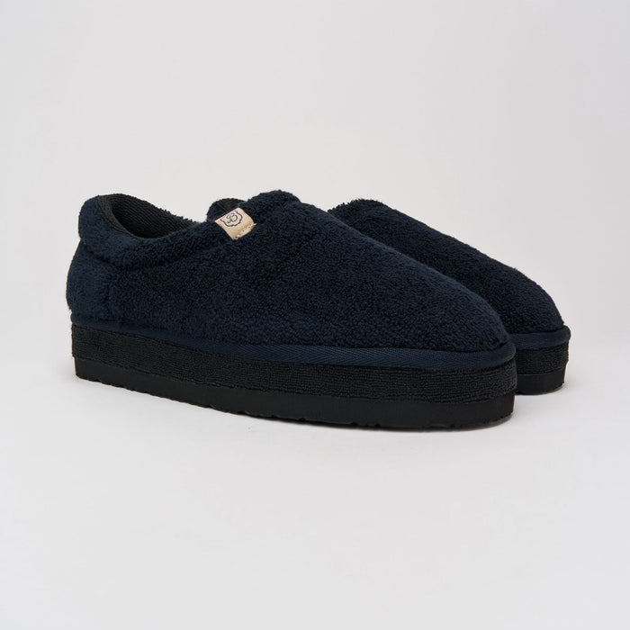 Brunch Puff XXL slipper in Black terry, product view 6
