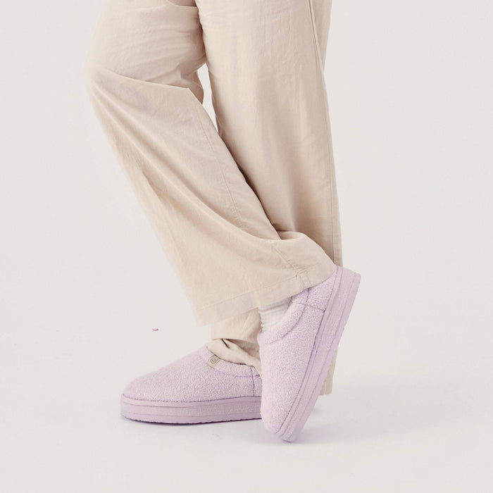 Brunch Puff XXL slipper in Lavender terry, product view 2