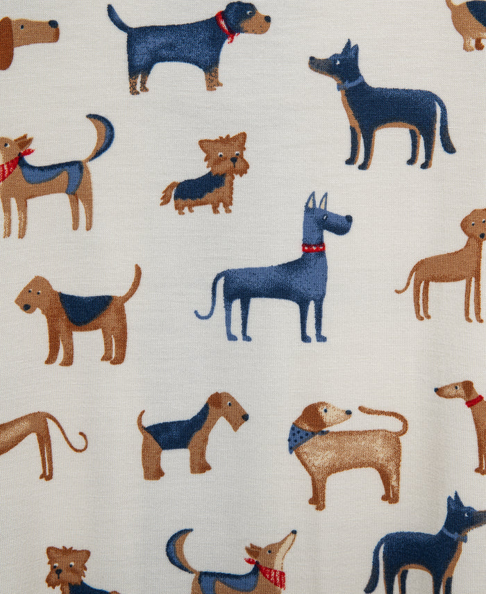 Puppy Non-Slip Convertible Footie Pajama (12M-24M) - Little Me