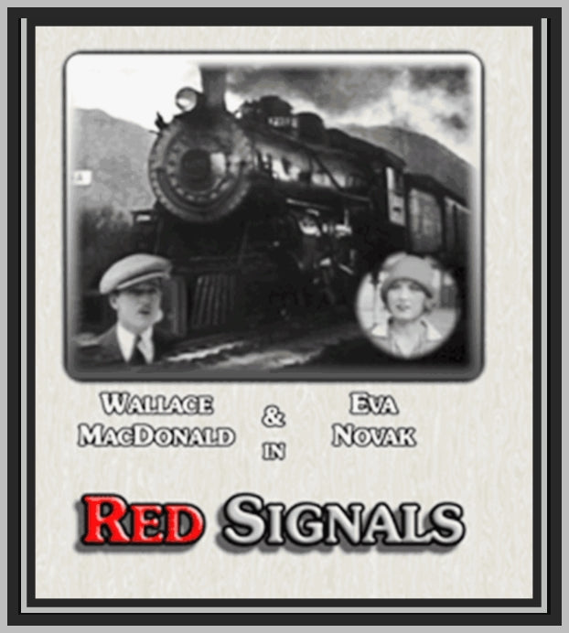 RED SIGNALS - 1927 - EVA NOVAK - SILENT - RARE DVD