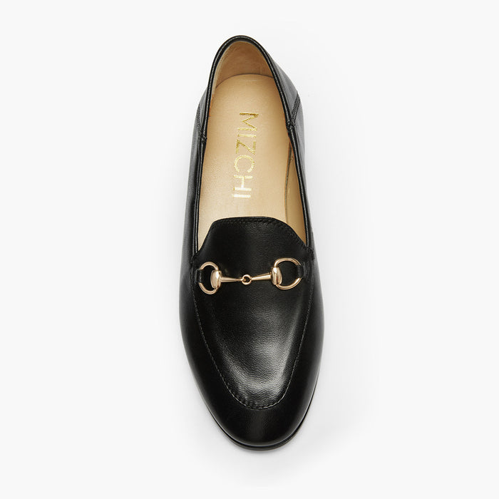 ROCHELLE BLACK - leather loafers