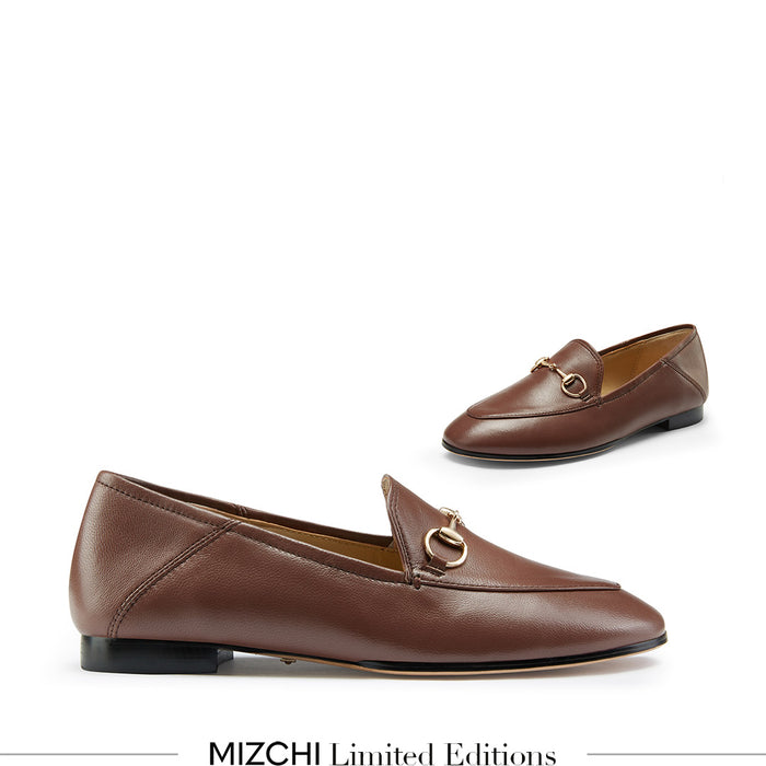 ROCHELLE BROWN - leather loafers