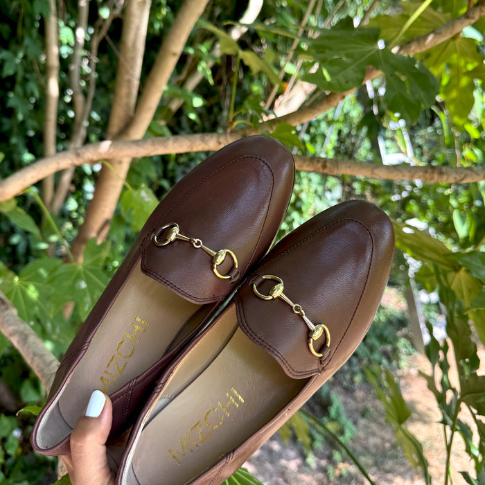 ROCHELLE BROWN - leather loafers