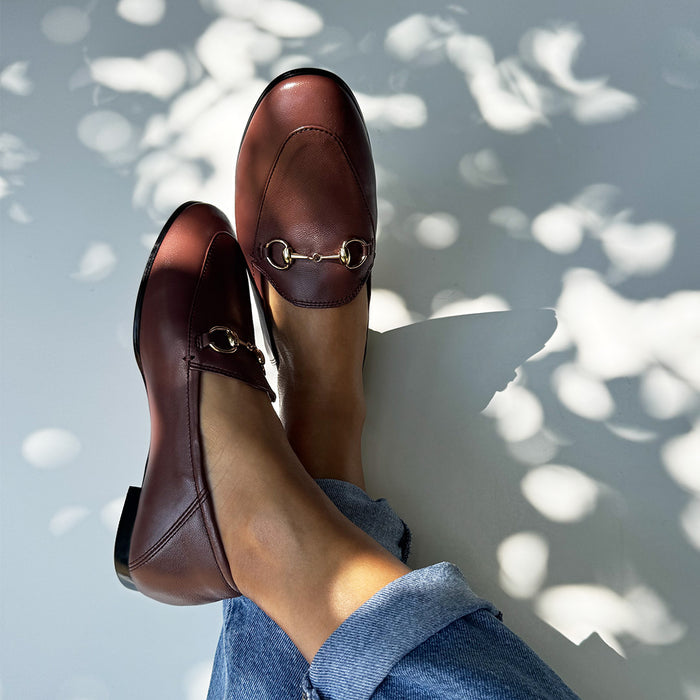 ROCHELLE BROWN - leather loafers