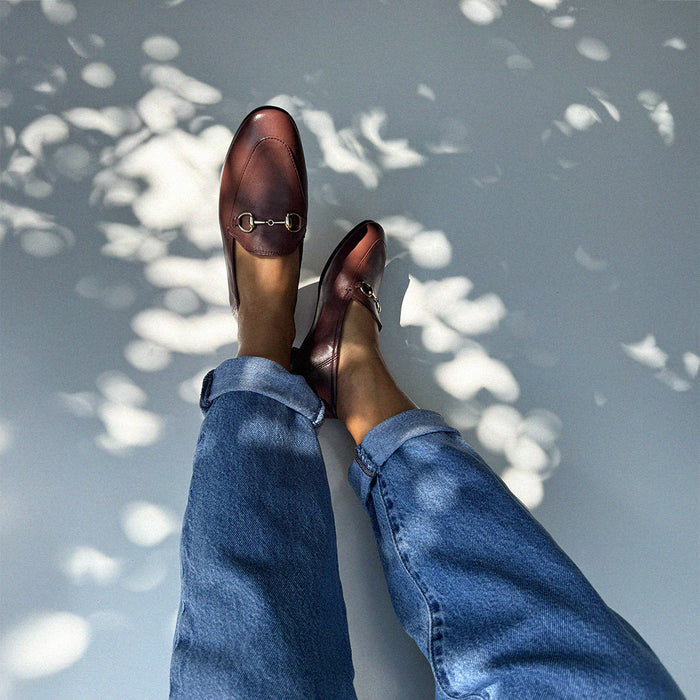ROCHELLE BROWN - leather loafers