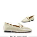 ROCHELLE IVORY - leather loafers